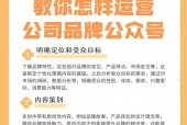 微信公众号运营与推广指南（打造品牌影响力）