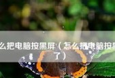 解决笔记本电脑黑屏打不开的问题（按下此键）