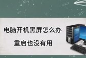 电脑点亮以后黑屏了怎么办？如何快速诊断问题？