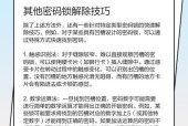 计算机密码破解方法详解（揭秘密码破解技巧与防范措施）