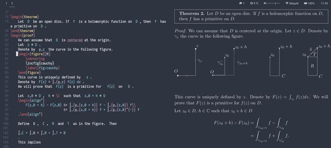 世界上最好的编辑器Vim：1700多页数学笔记是如何实时完成的  第5张