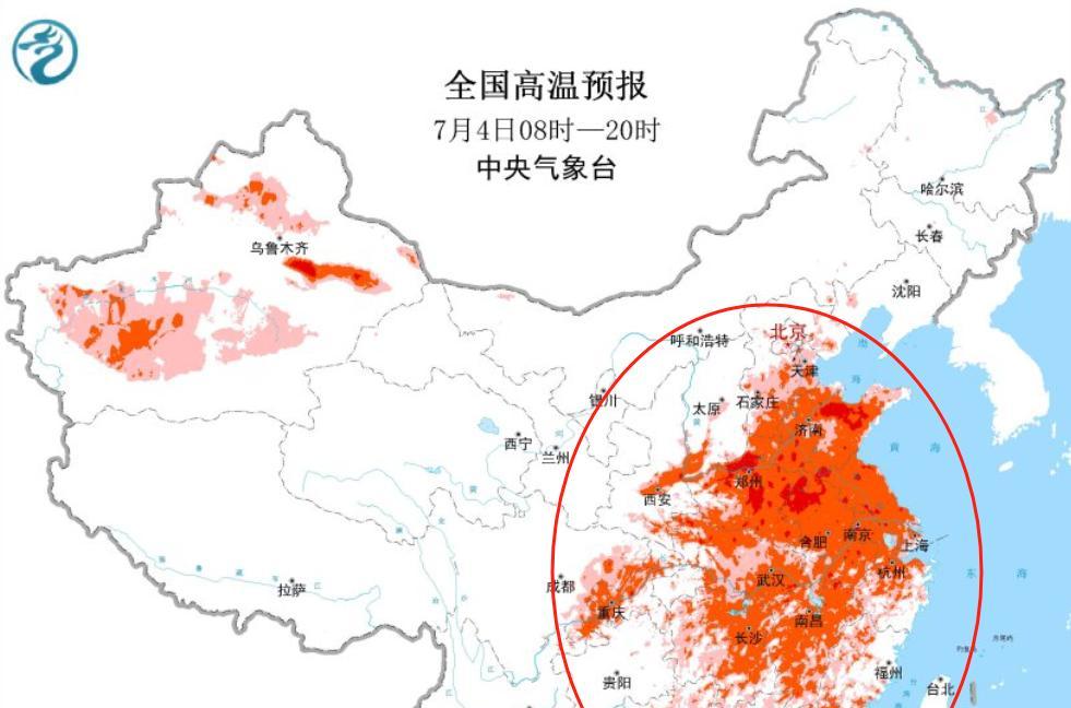 本轮降雨确定完成，高温天气全面到来，今天夜间~7月6日天气预报  第2张
