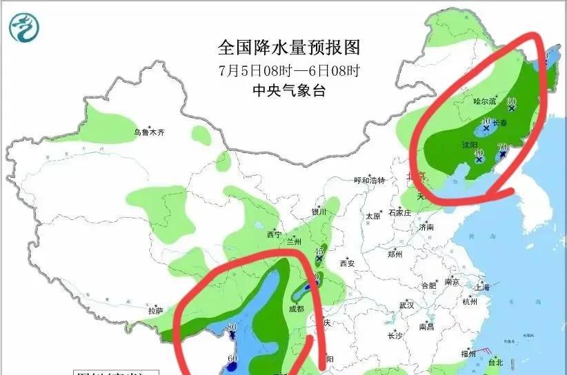 7月4-6号全国天气预报，新一轮降雨中心已定，大雨暴雨分布如下  第7张