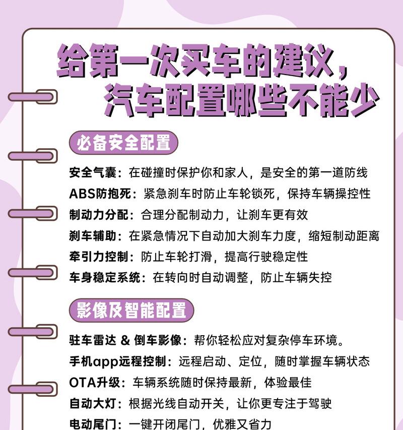 汽车对比时应关注哪些方面？  第2张