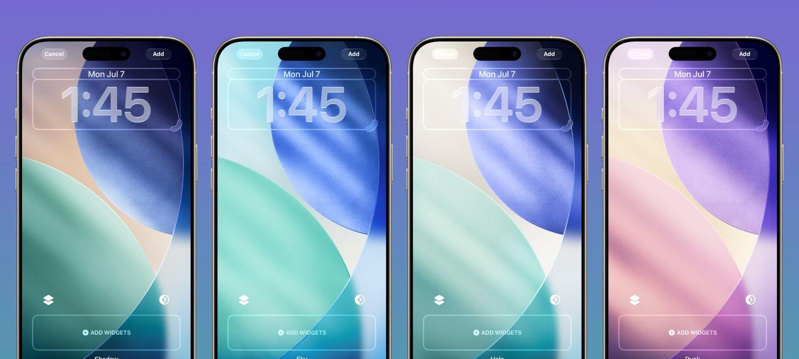 iOS 26 beta 3 新功能一览：壁纸颜色选项、更强大的模糊效果等  第5张