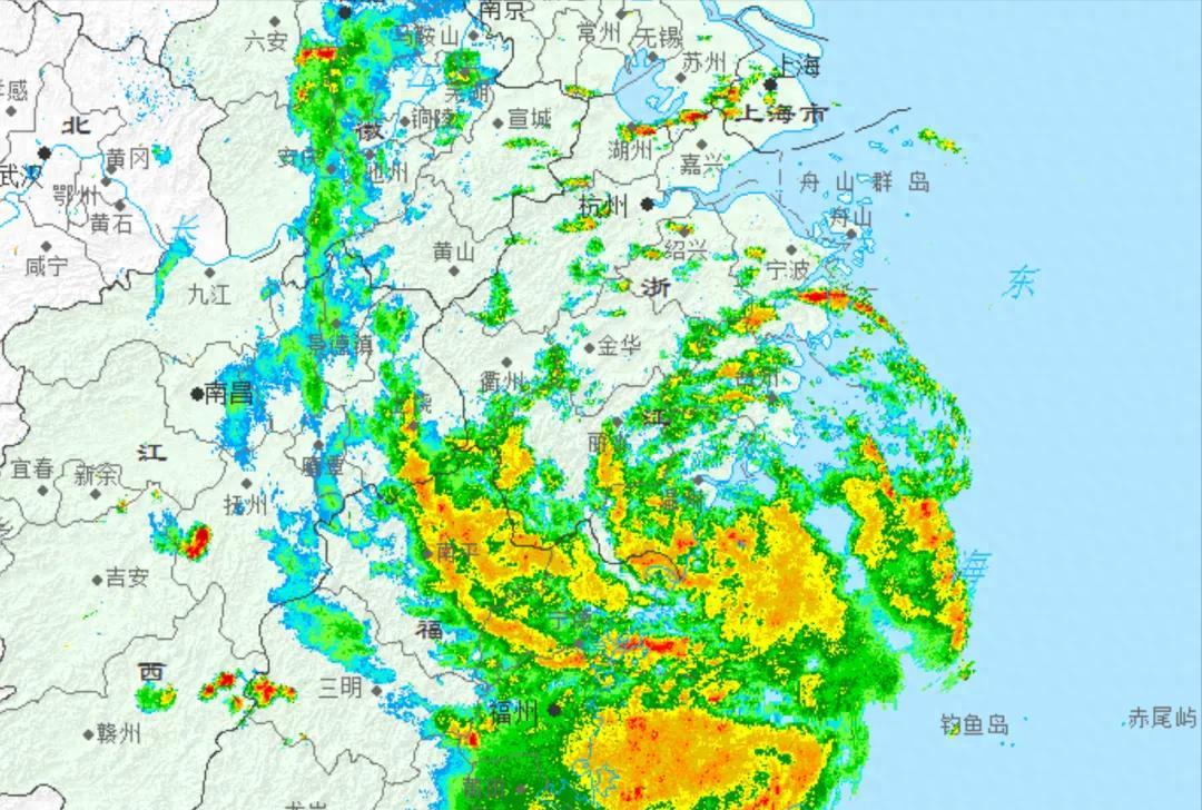 台风丹娜丝将南下福建广东等,上海BW将下雨北方高温加强  第1张