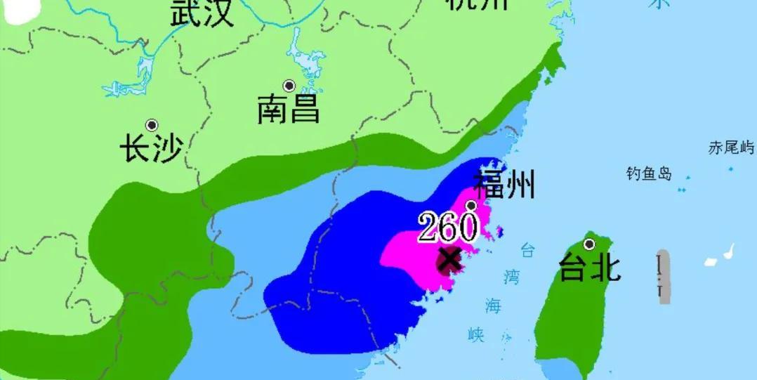 台风丹娜丝将南下福建广东等,上海BW将下雨北方高温加强  第8张