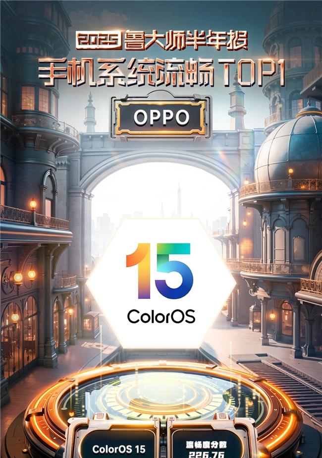 鲁大师 2025 年手机半年报：ColorOS 蝉联流畅霸主，小米玄戒杀入性能前五  第8张