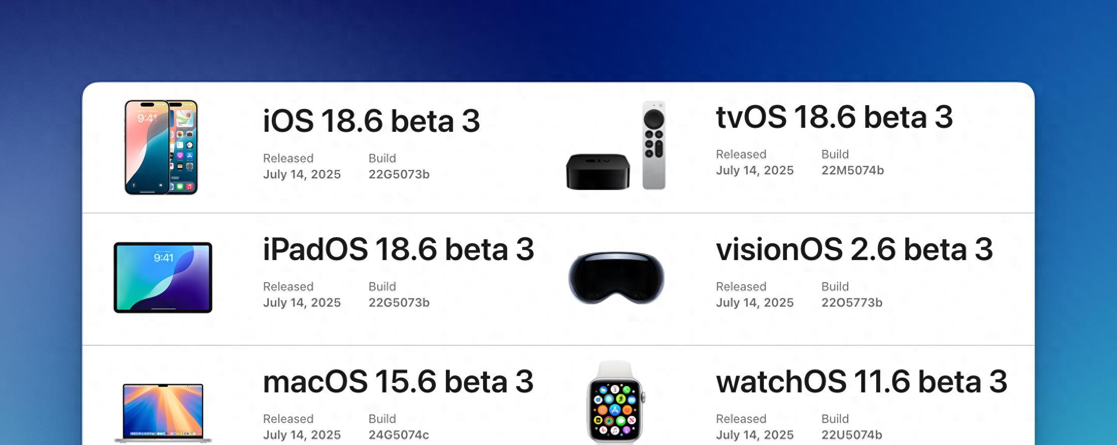 苹果发布iOS 18.6 Beta 3，Apple智能究竟何时会到来？  第1张