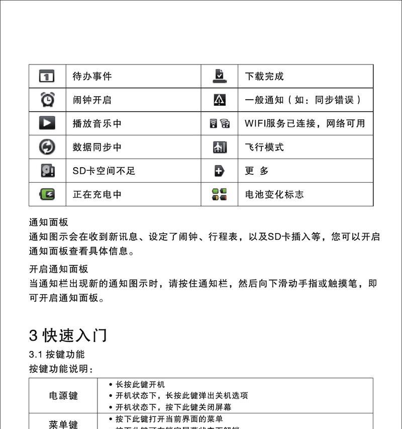 平板电脑按键平面图的解读方法是什么？  第3张