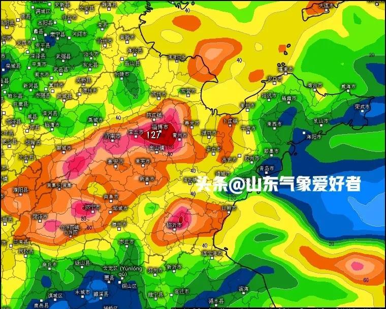 最新:山东出现超预期431毫米特大暴雨，今夜危险降雨形势再次出现  第5张