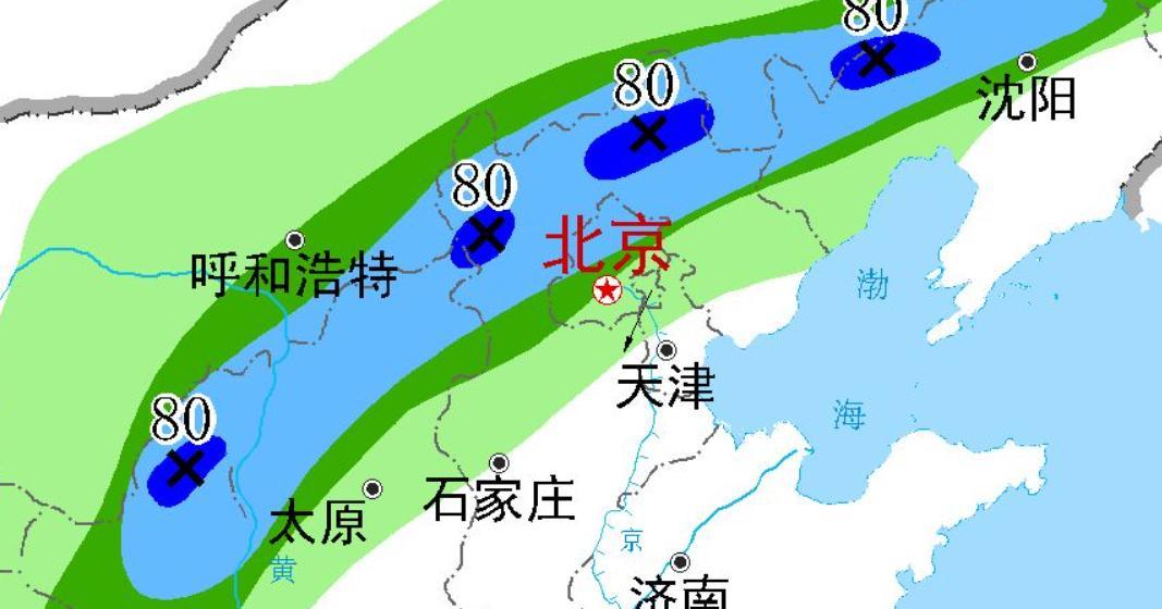 河北省！明天7月25号，新一轮降雨中心已定，暴雨大暴雨分布如下  第6张