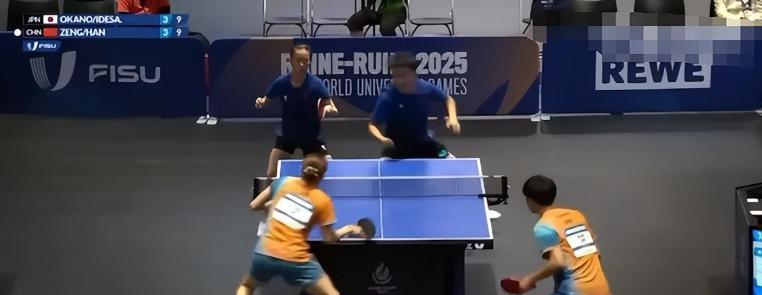大运会乒乓，中国队没夺冠，教练赛后承认错误  第9张