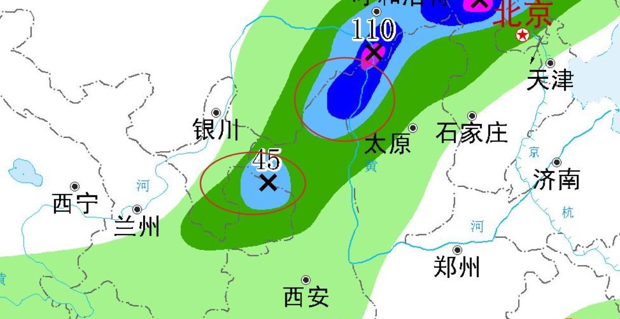 陕西省！今天7月25号，新一轮降雨中心已确定，大雨暴雨分布如下  第6张