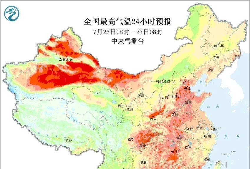 本轮降雨形势已转变，高温和降雨同步发展，具体分布如下地区  第2张