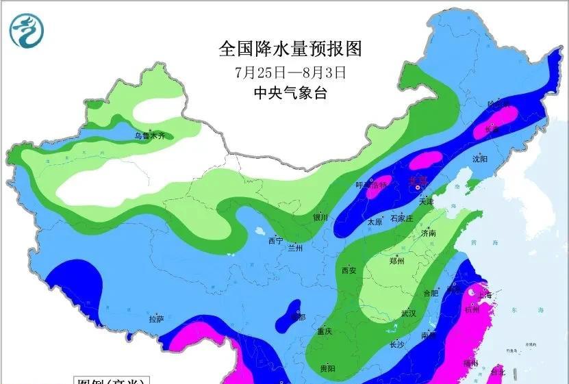本轮降雨形势已转变，高温和降雨同步发展，具体分布如下地区  第5张