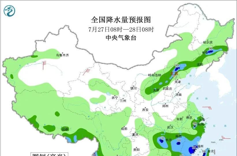 本轮降雨形势已转变，高温和降雨同步发展，具体分布如下地区  第7张