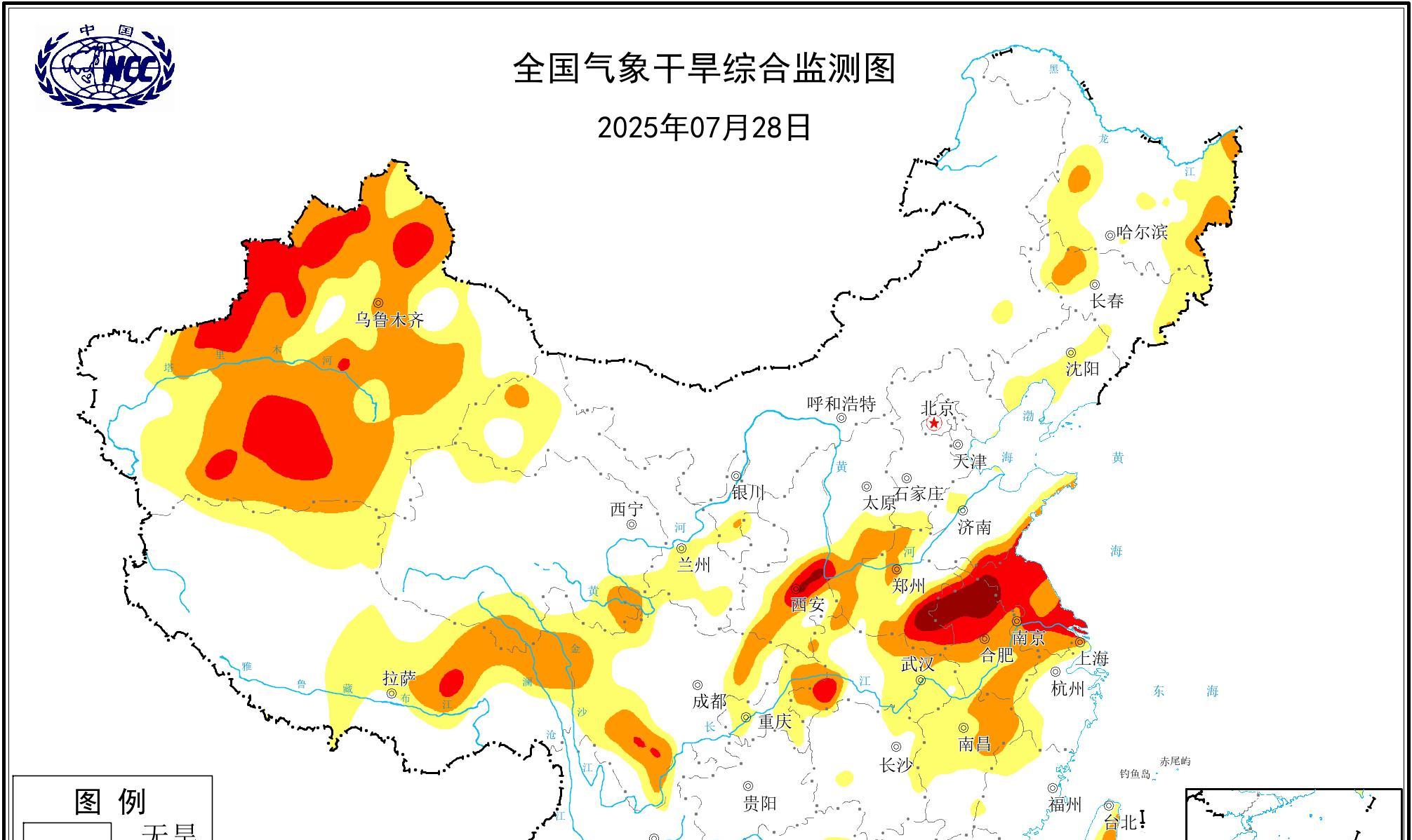 安徽省！明天7月29号，新一轮降雨中心已定，大雨暴雨分布如下！  第2张