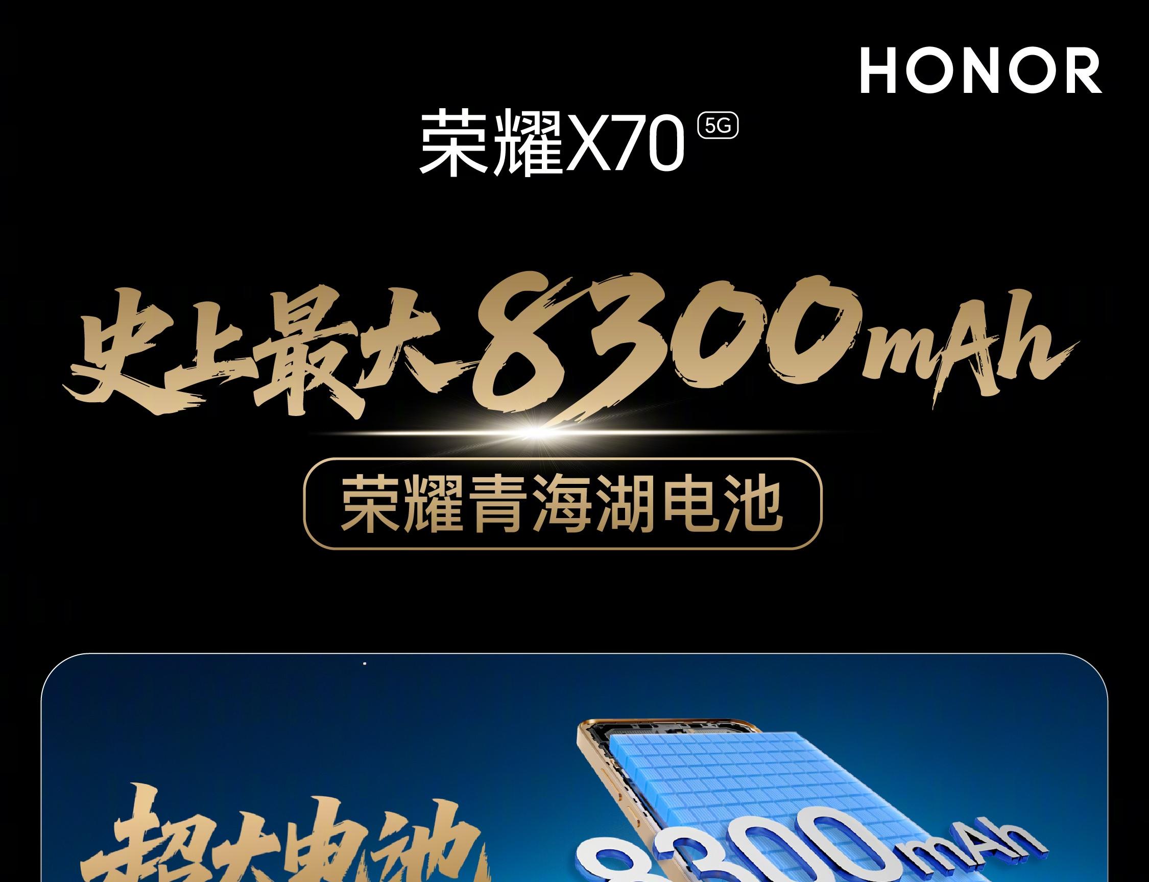 1399元！荣耀首销“十连冠”，8300mAh+IP69K防水  第5张