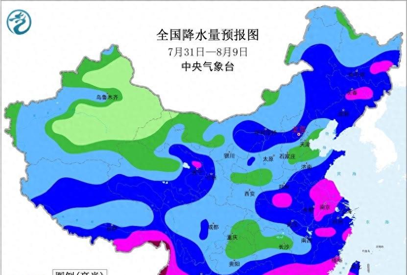 陕西省！明天8月1号，新一轮降雨中心已定，大雨暴雨分布如下！  第1张