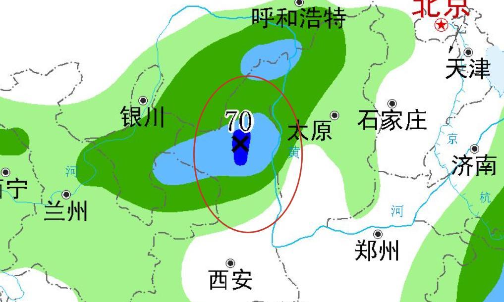 陕西省！明天8月1号，新一轮降雨中心已定，大雨暴雨分布如下！  第3张