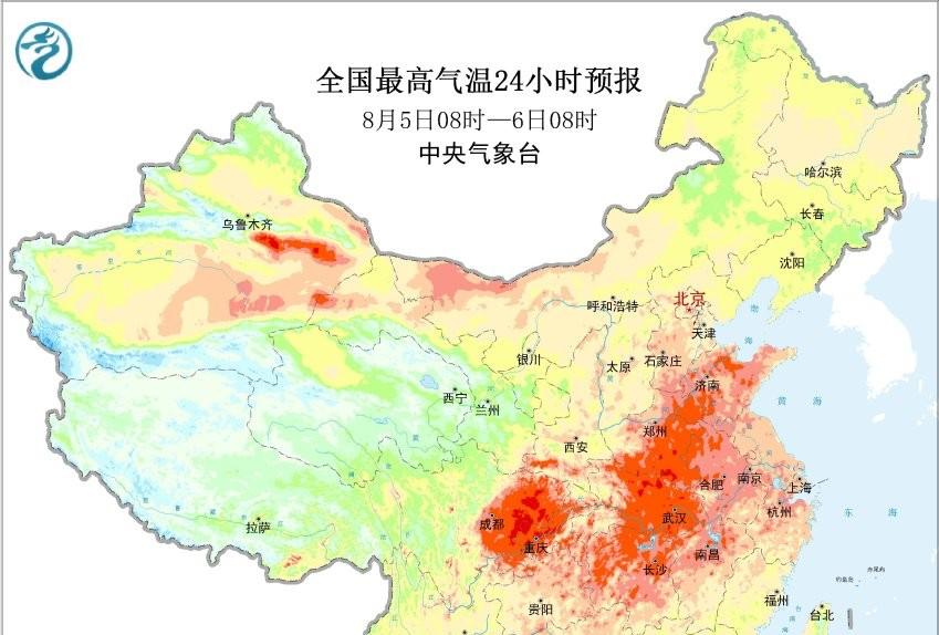 本轮强降雨中心已定，明日8月6号天气预报，暴雨大暴雨分布如下!  第2张