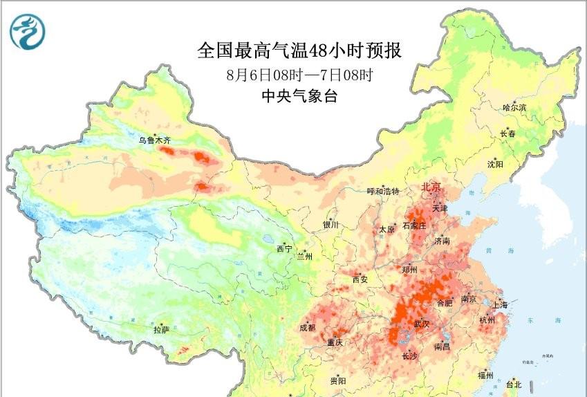 本轮强降雨中心已定，明日8月6号天气预报，暴雨大暴雨分布如下!  第3张