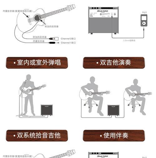 木吉他音箱连接音响的方法是什么？常见问题有哪些？  第2张