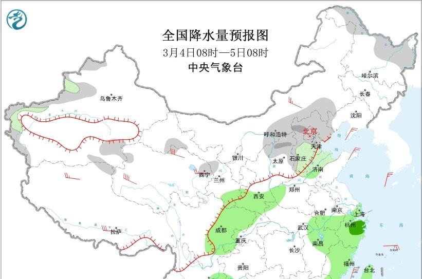 本轮雨雪“靶心”明确！2—4日东北内蒙古迎大雪，华南暴雨上线  第6张