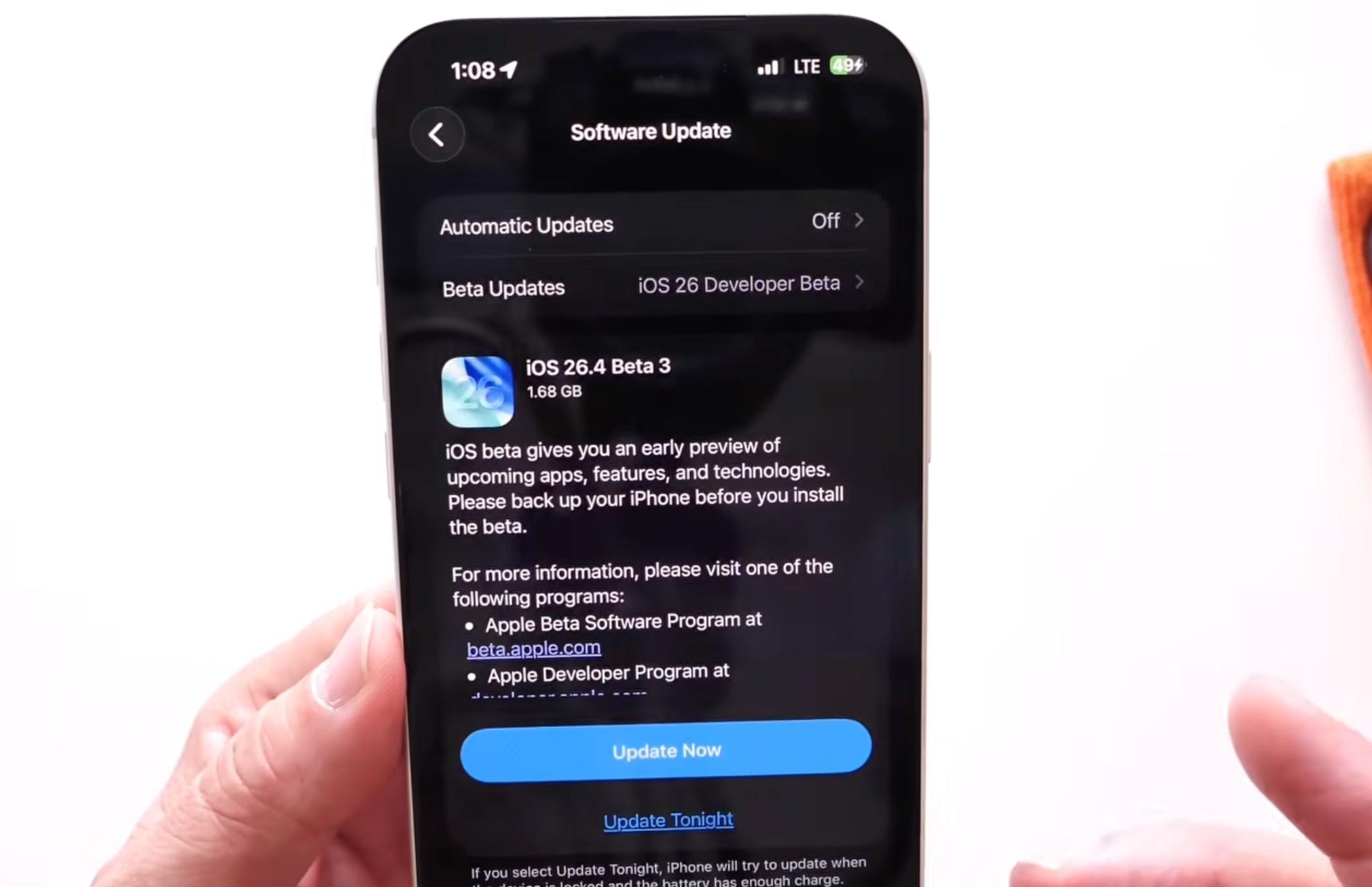 iOS26.4beta3凌晨发布，带来三大变化，动画衔接重回丝滑  第2张