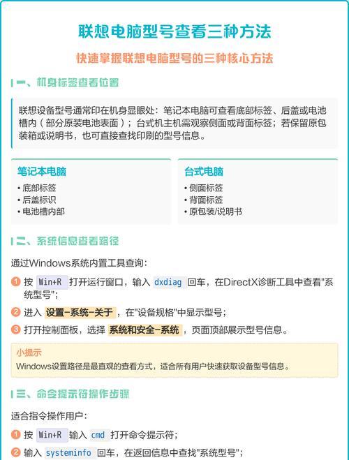 教你正确查看产品型号的方法（掌握关键技能）  第1张
