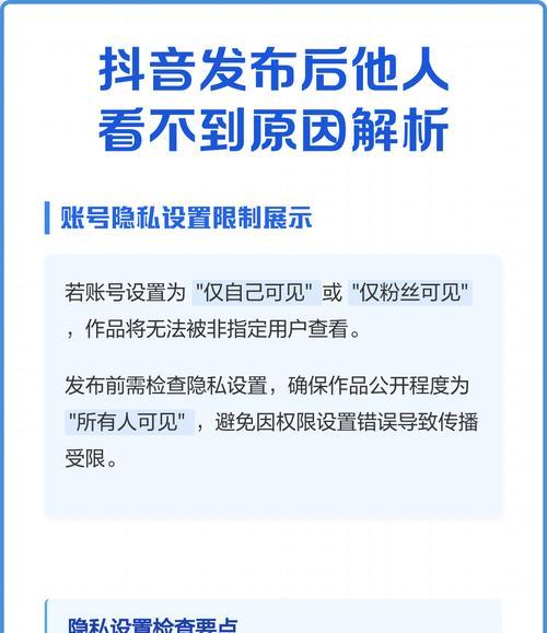 别人为什么看不到我的抖音视频（探究抖音视频无法被他人查看的原因及解决方法）  第2张